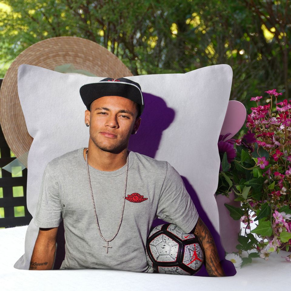 Neymar Mini Pillows - Cute Home Decoration, Football Lover Gift, Soccer Pillow