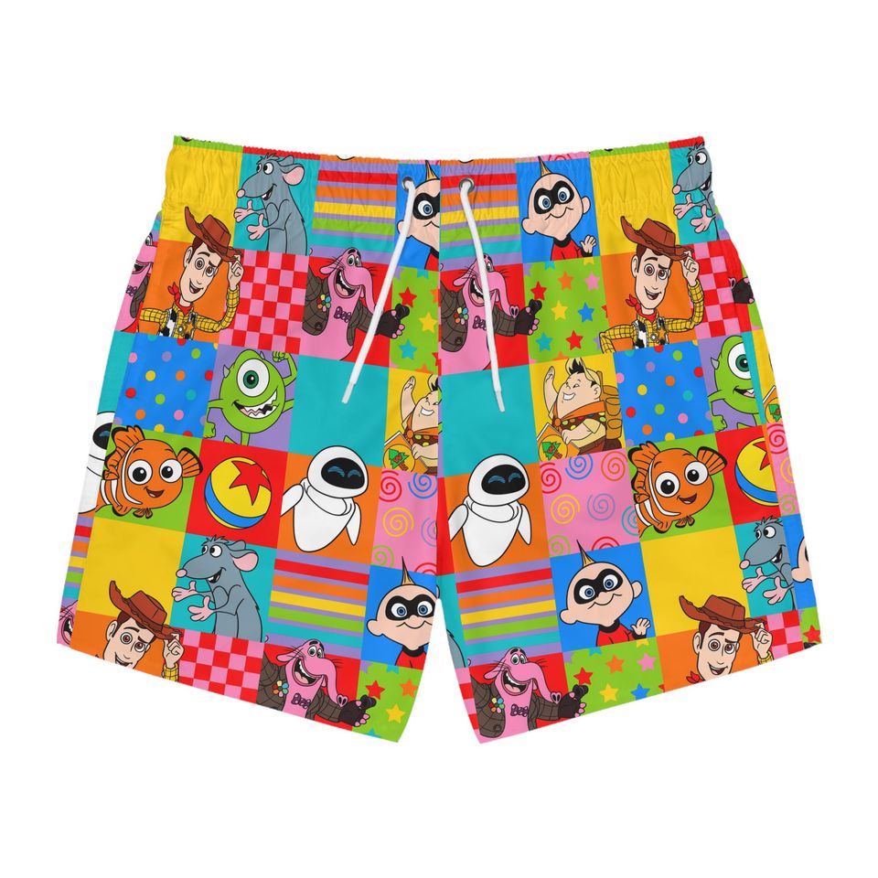 Pixar Character Disney Men's Beach Shorts