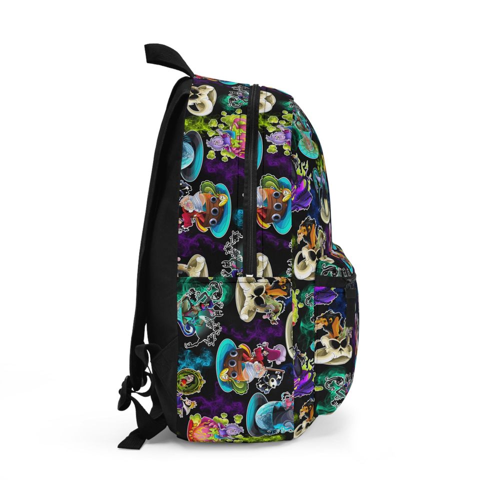 Disney Villains Backpack, Disney Backpack, Back to School Book Bag