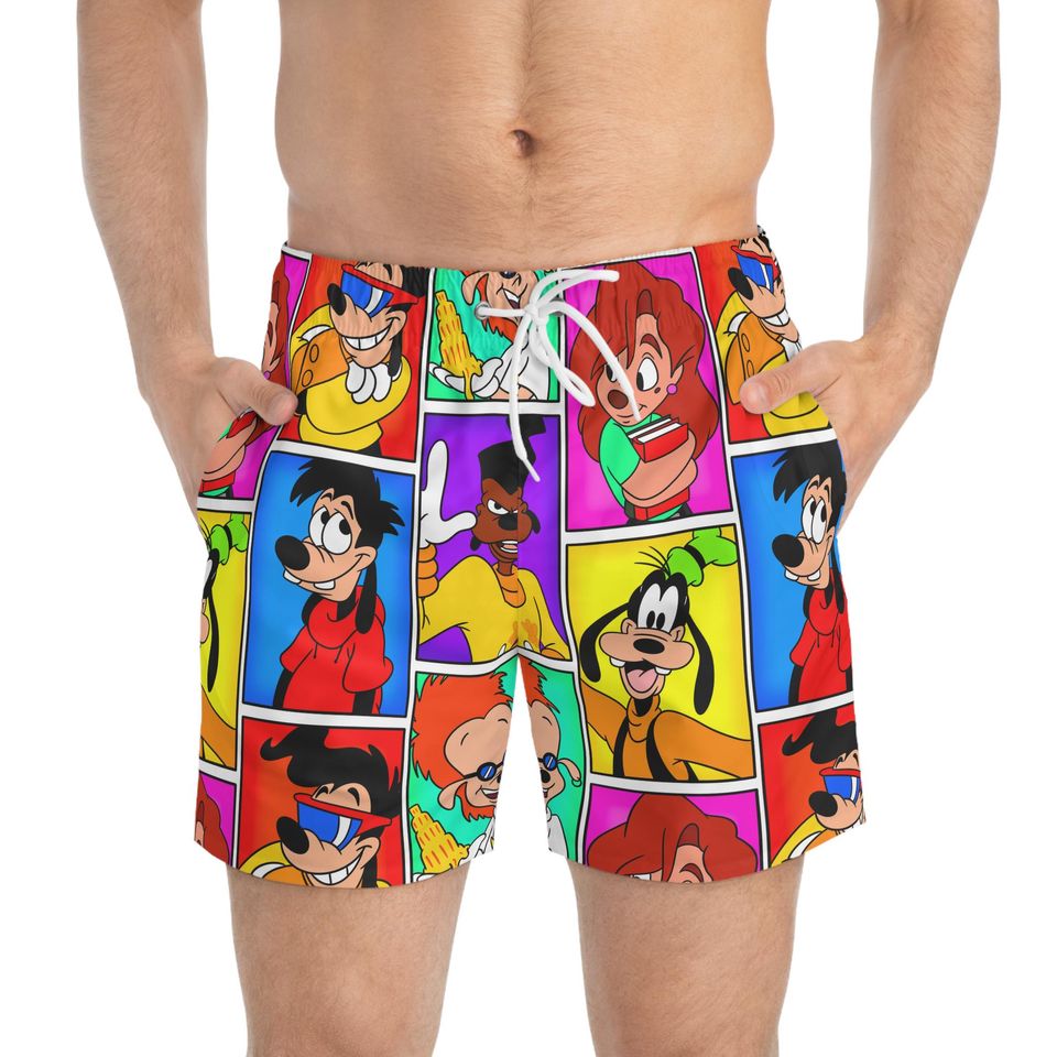 Goofy Movie Disney Men's Beach Shorts
