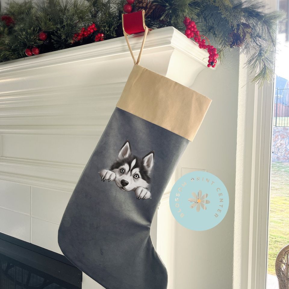 Personalized dog stocking, Disney Christmas Dog Breed Stocking