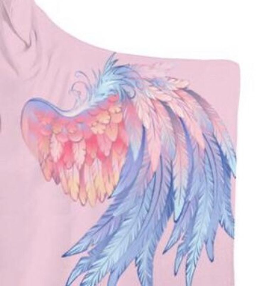 Angel Wings Hoodie Blanket