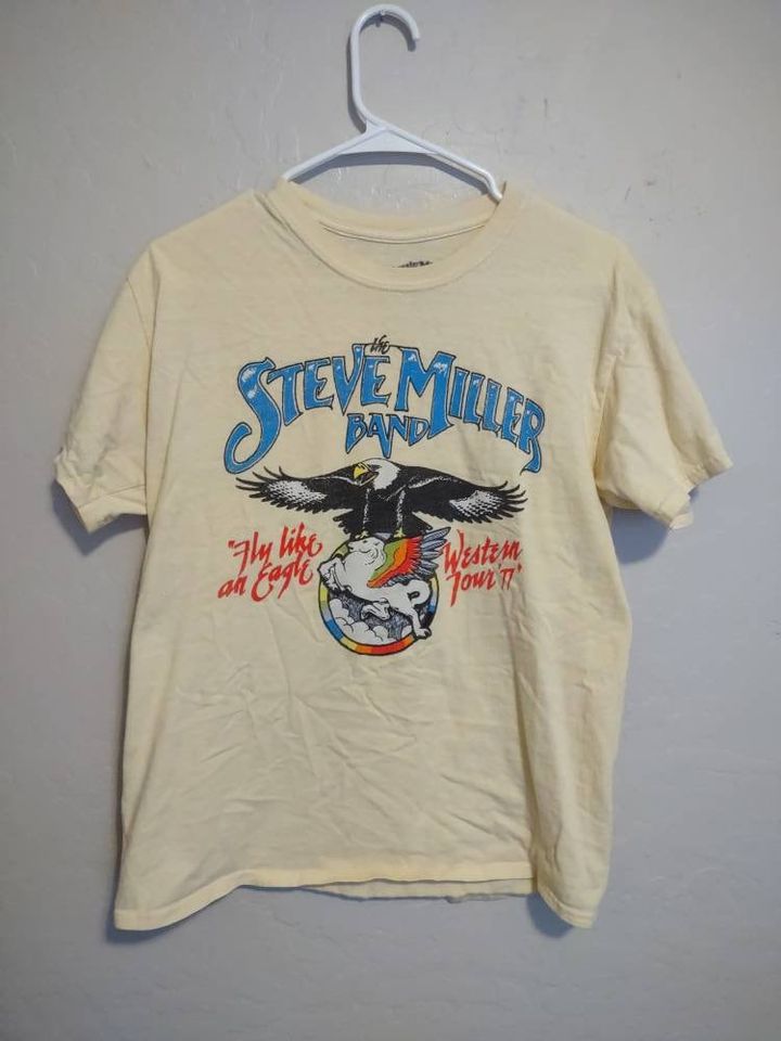 Old School Steve Miller Band Western Tour Tee Shirt