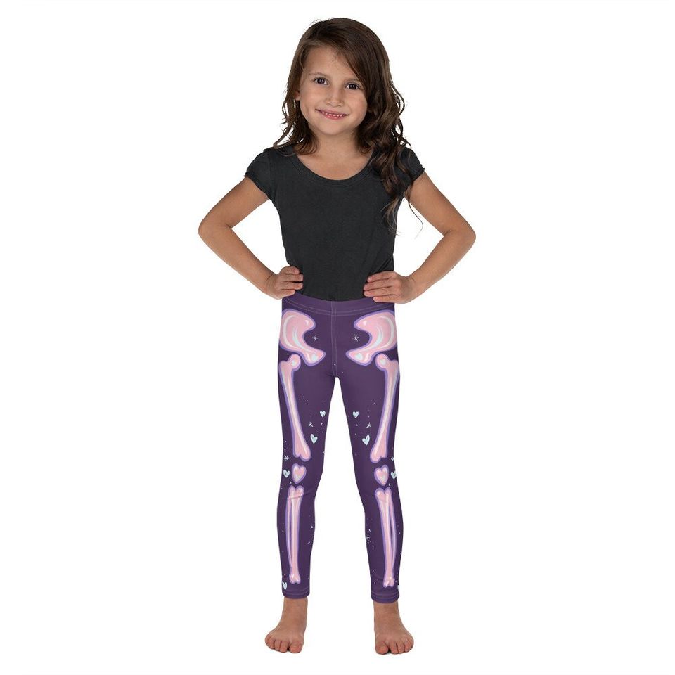Violet & Pink Adorabones Skeleton Leggings