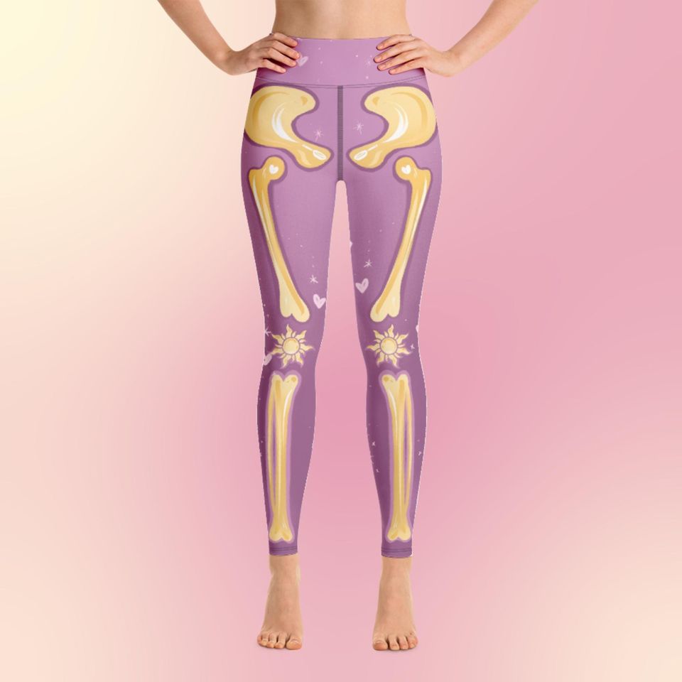 Rapunzel Adorabones Leggings (Yoga & Plus Sizes)