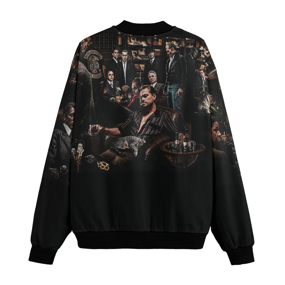 Classic Mobster Films Fleece Bomber Jacket