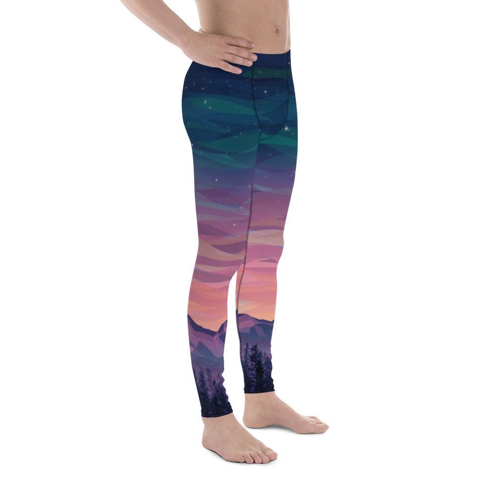 Mountain Sunset Men's Leggings