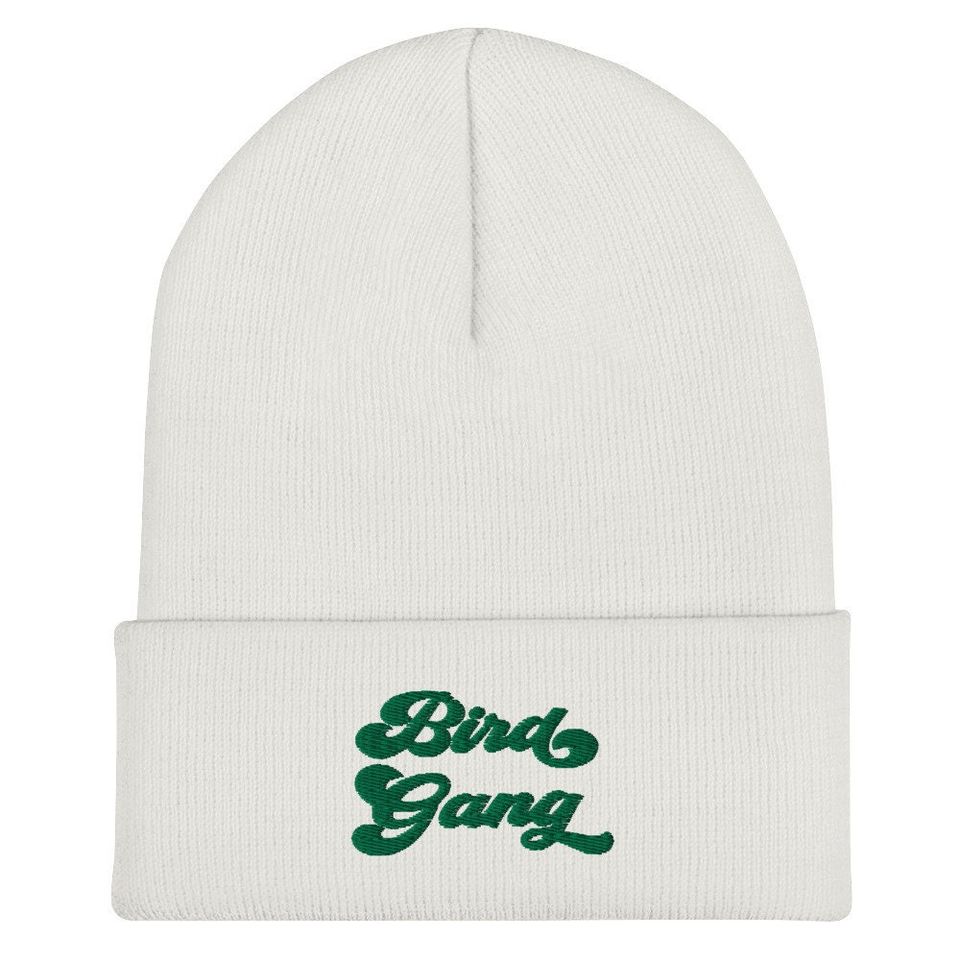 Bird Gang Cuffed Beanie - Embroidered