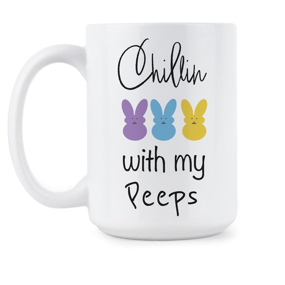 Chillin with my Peeps Easter Mug Funny Easter
