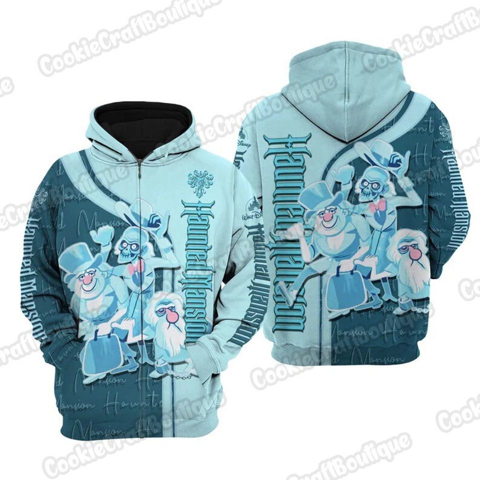Personalized The Haunted Mansion Pullover Hoodie, Disney Haunted Mansion
