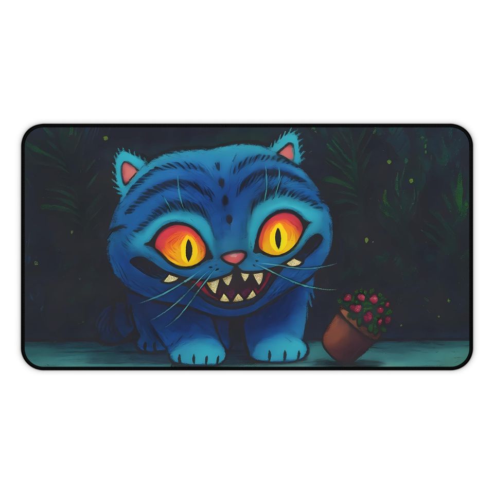 Kpop Demon Hunters Derpy Tiger Mouse Pad Large Desk Protector