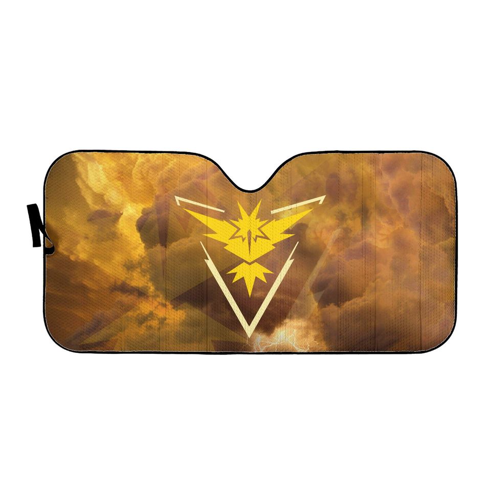 PKM Go Team Instinct Car Sun Shade | Windshield Shade