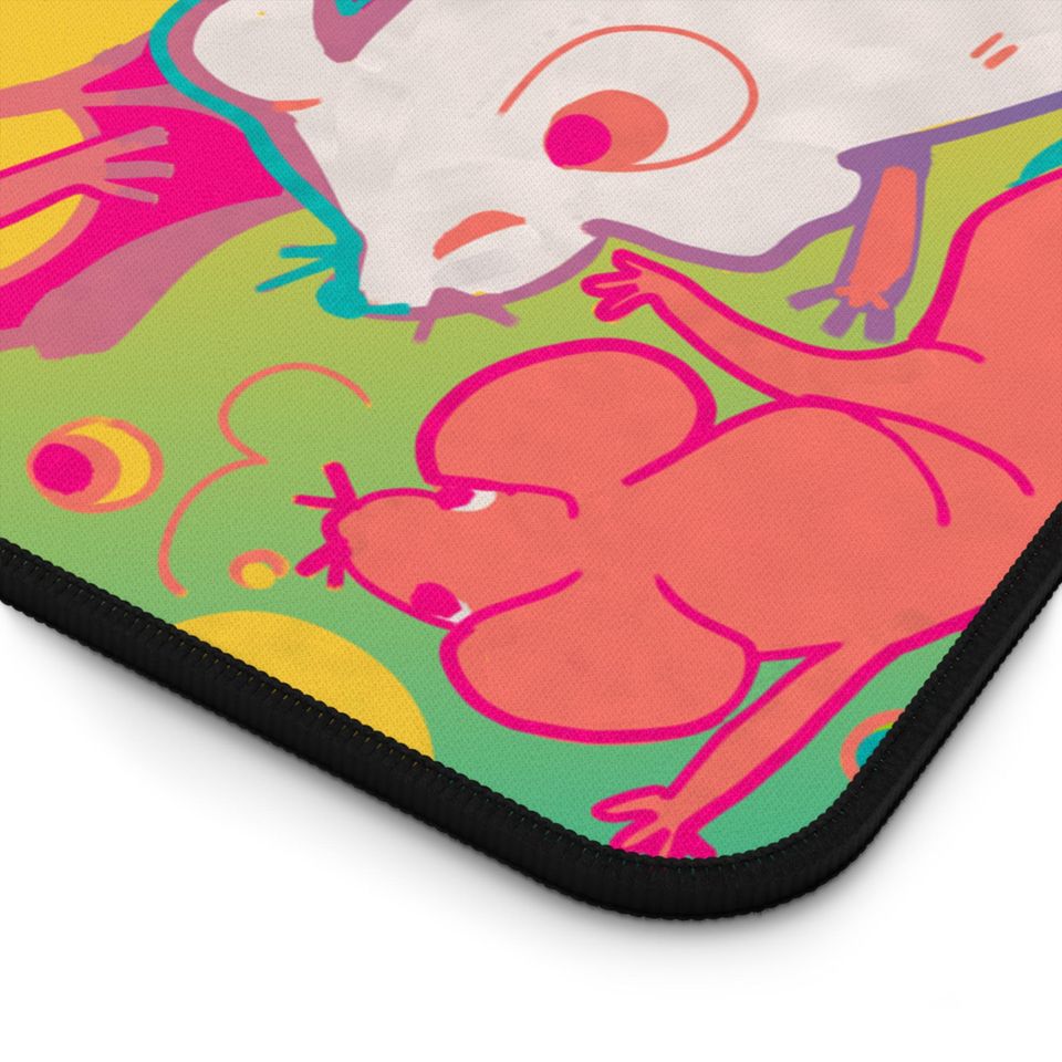 Whimsical Cheese Wall Desk Mat