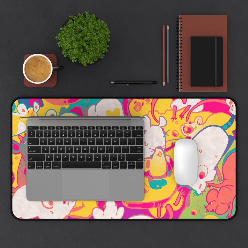 Whimsical Cheese Wall Desk Mat