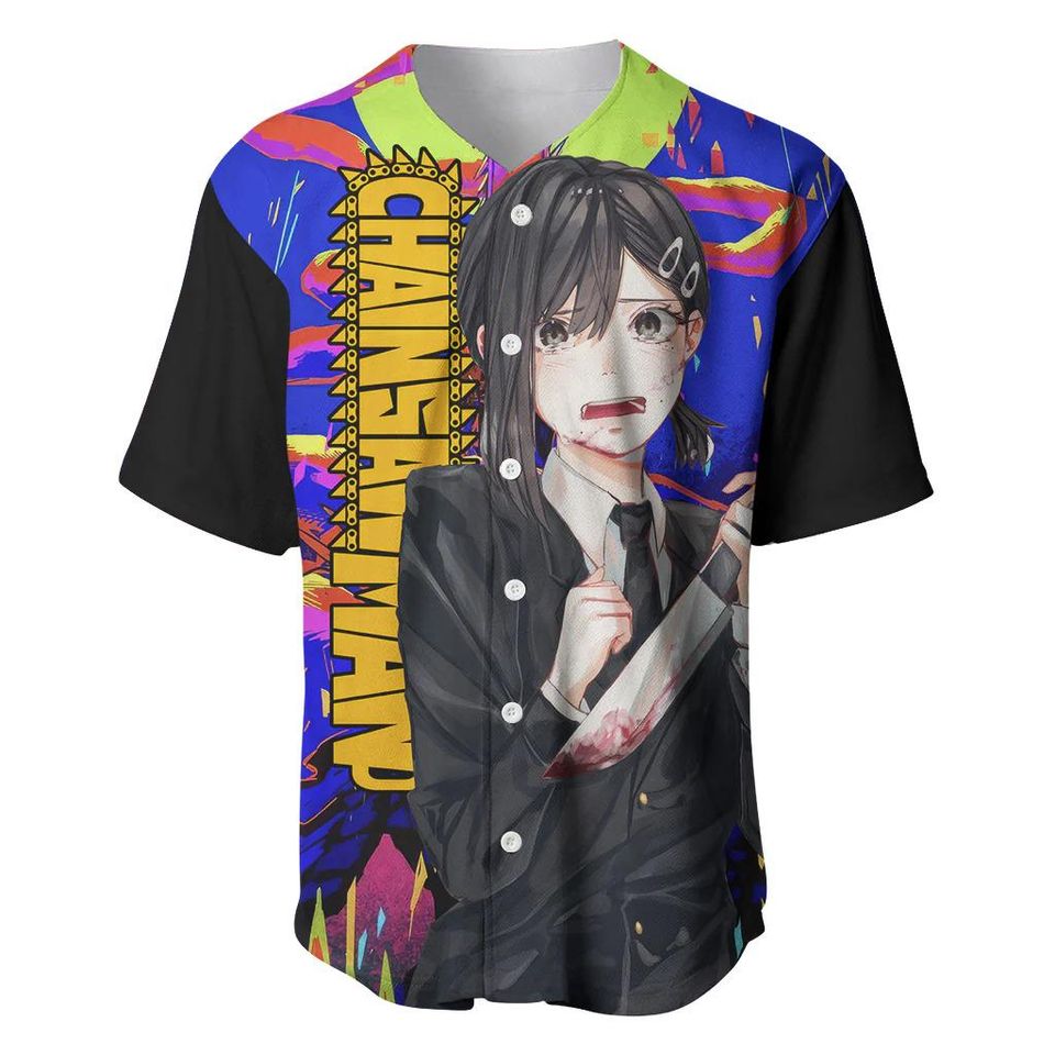 Makima Baseball Jersey Chainsaw