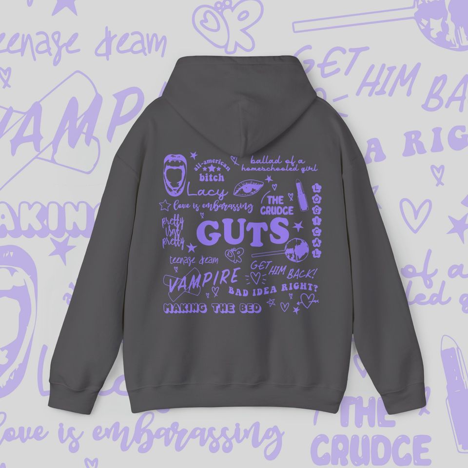 Olivia Rodrigo Guts Hoodie | Olivia Rodrigo Merch
