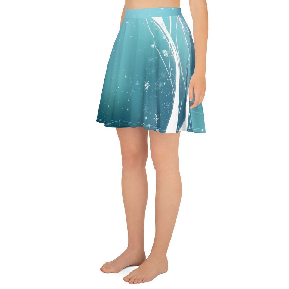 Elsa Inspired Running Costume Skirt f