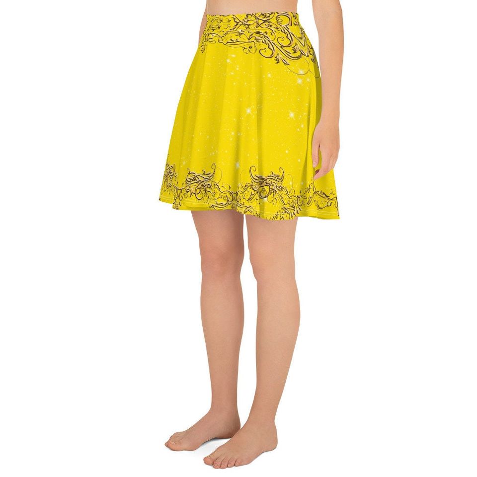 Belle Inspired Running Costume Skirt