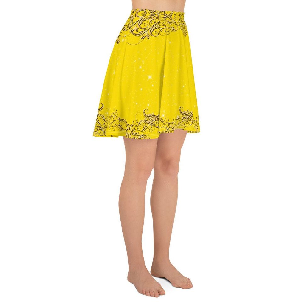 Belle Inspired Running Costume Skirt