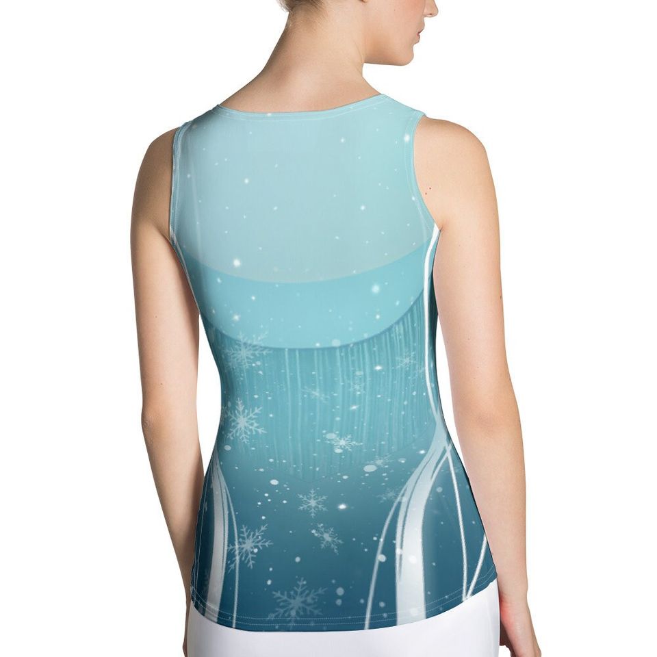 Elsa Inspired Running Costume Tank Top