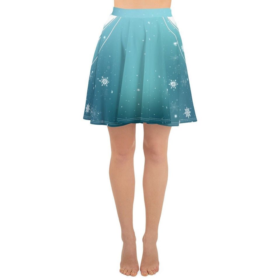 Elsa Inspired Running Costume Skirt f