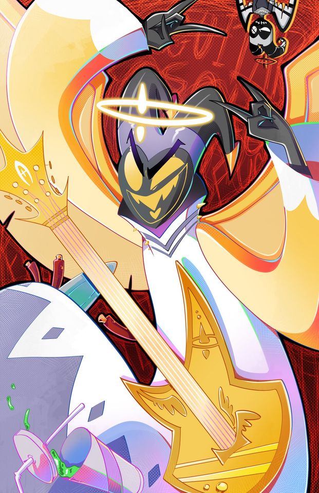 Hazbin Hotel Adam Print: First Man Cartoon Poster