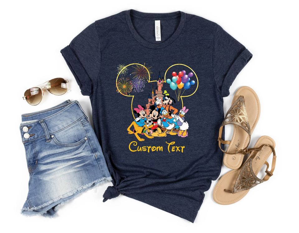 Disney Trip 2024 Shirts, Disney Castle 2024 Shirt, Custom Disney Family Shirts