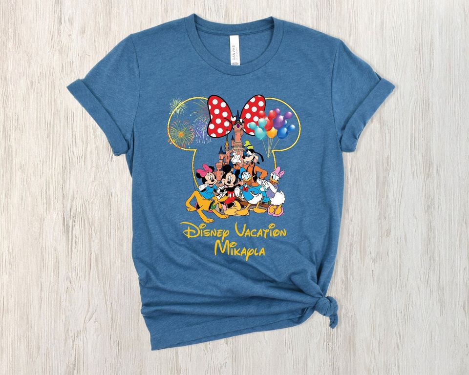 Disney Trip 2024 Shirts, Disney Castle 2024 Shirt, Custom Disney Family Shirts
