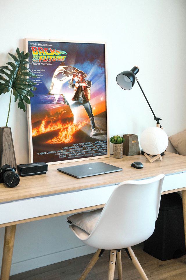 Back to the Future, original poster, digital print