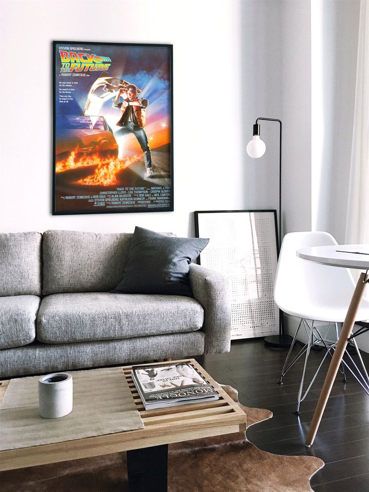 Back to the Future, original poster, digital print