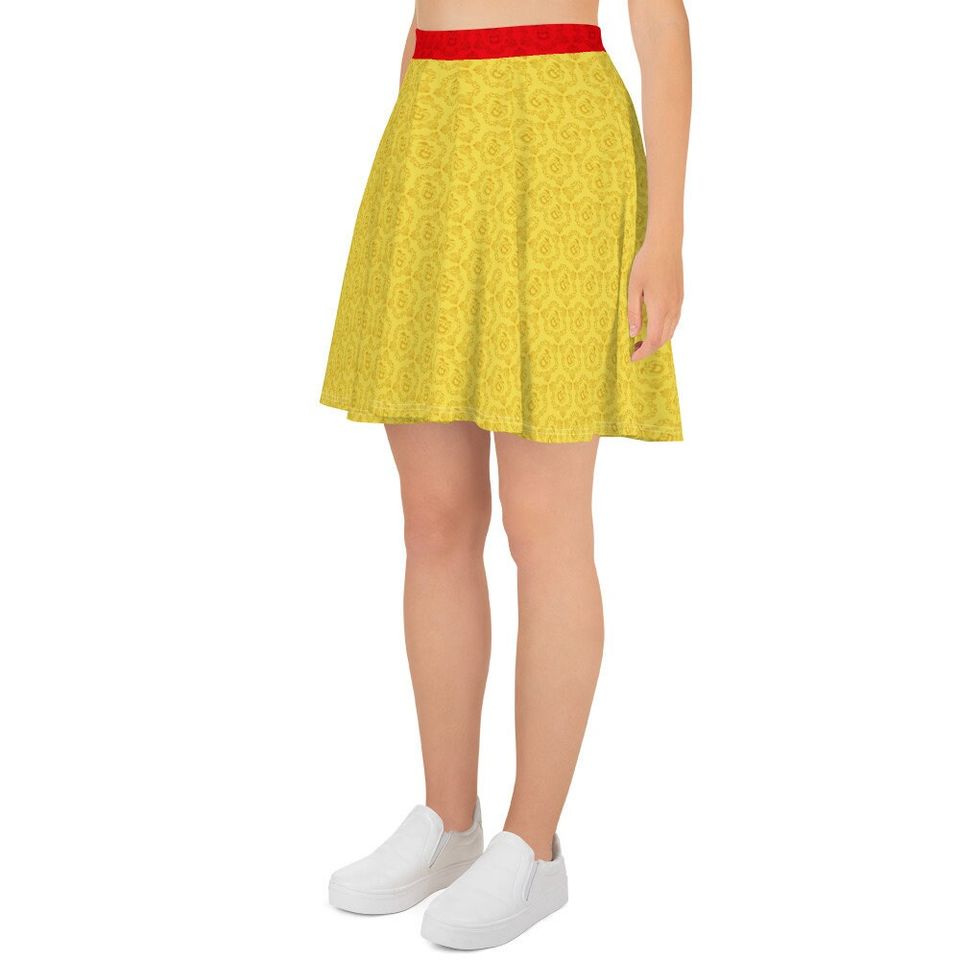 Snow White inspired skater skirt, Gift for her,