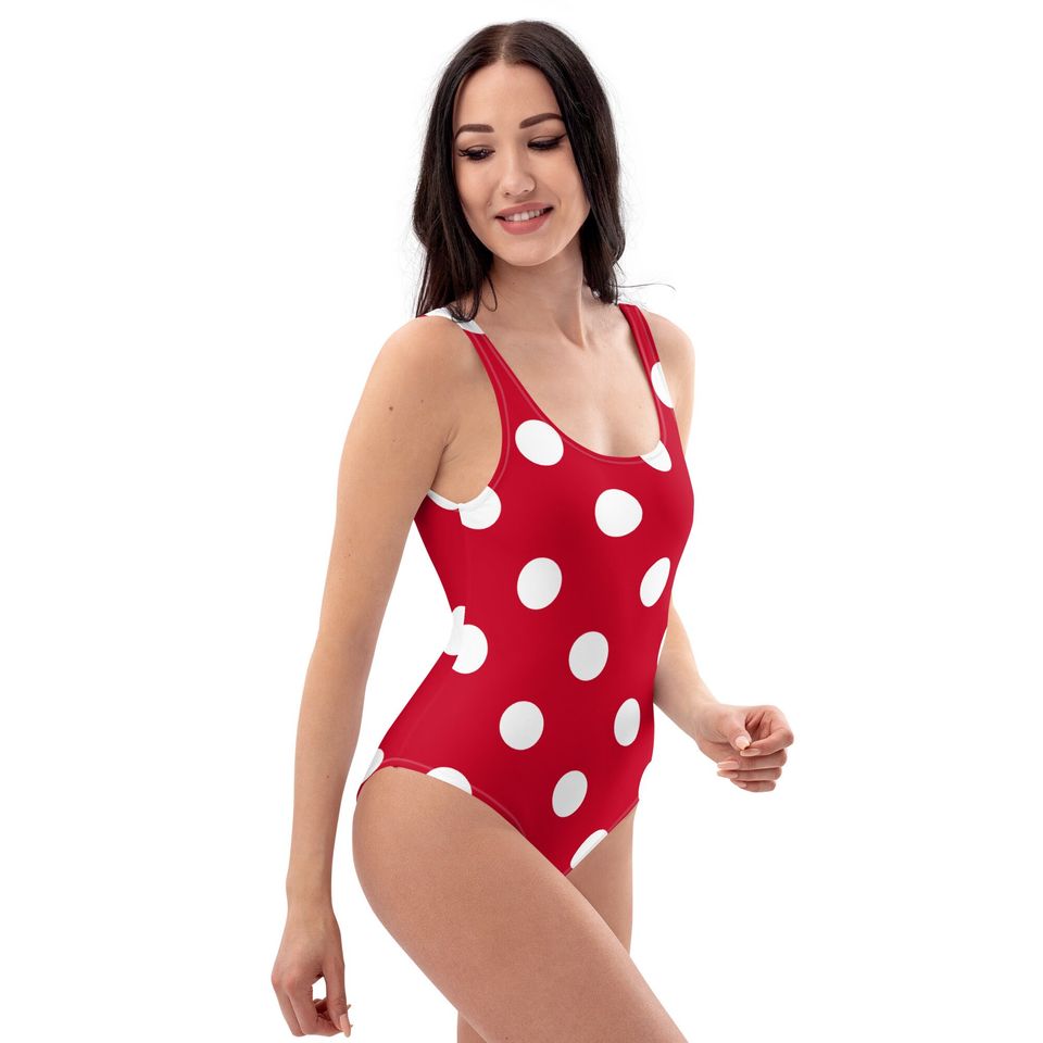 Mr. Mouse red polka dots swimsuit, Disney Vacation outfit