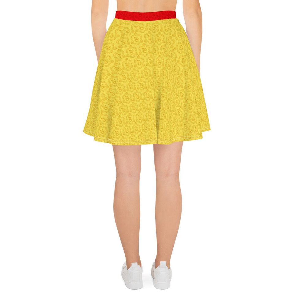 Snow White inspired skater skirt, Gift for her,