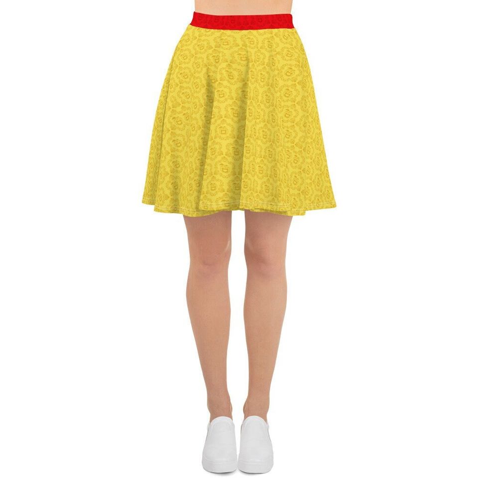 Snow White inspired skater skirt, Gift for her,