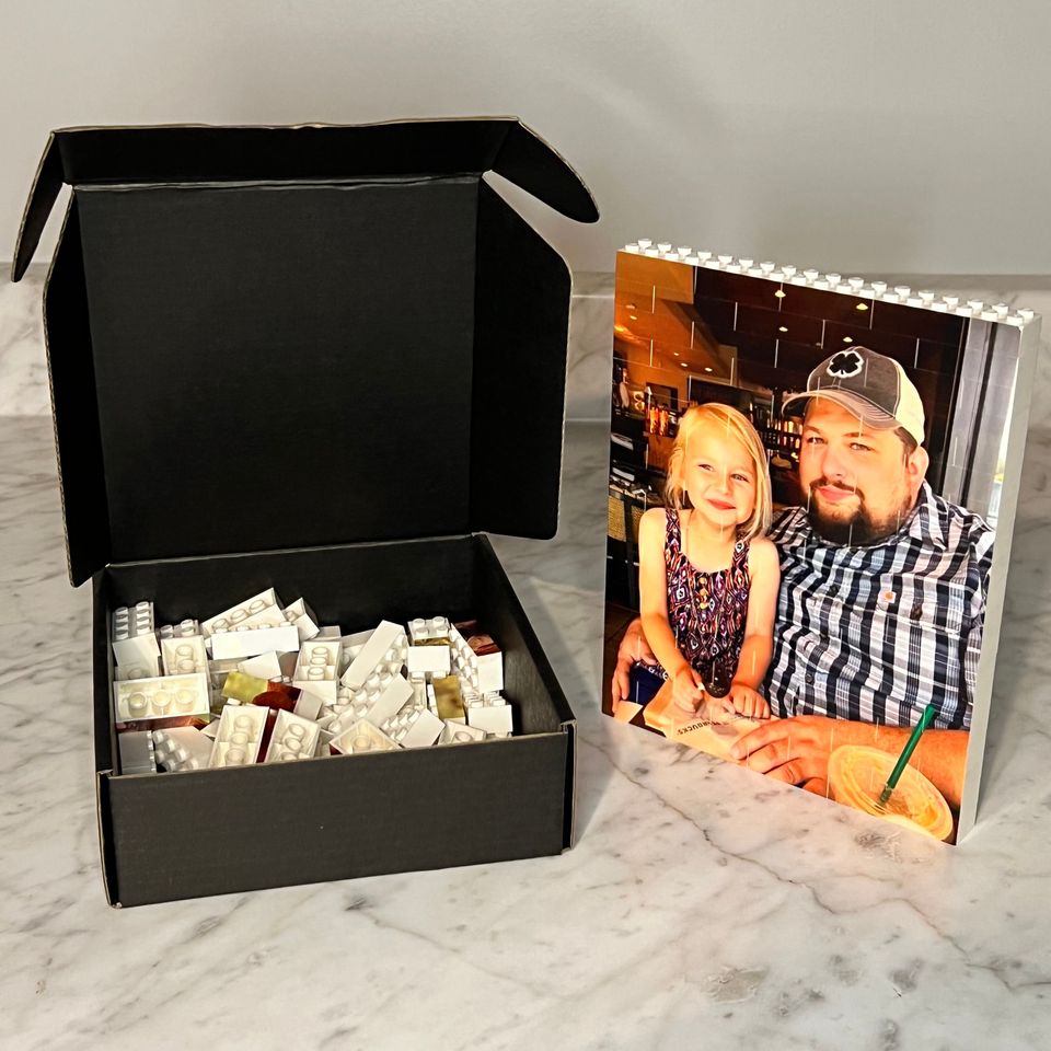 Custom Photo Brick Puzzle: Personalized Family Portrait Keepsake