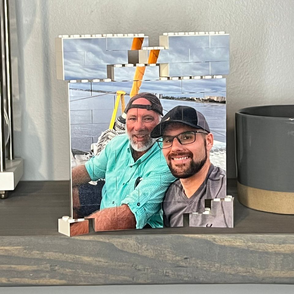 Custom Photo Brick Puzzle: Personalized Family Portrait Keepsake