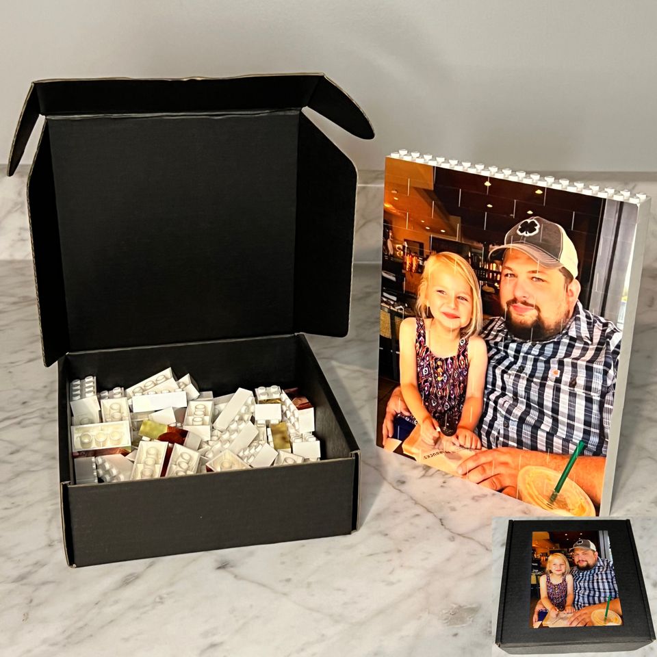 Custom Photo Brick Puzzle: Personalized Family Portrait Keepsake