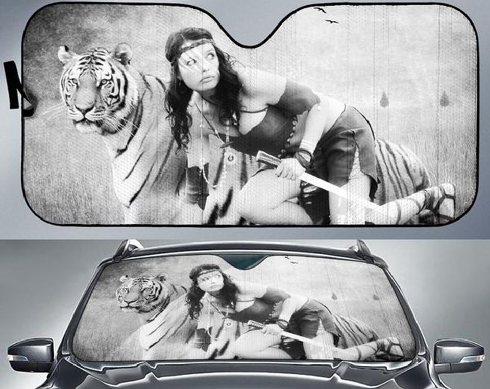 Car Sun Shade Tiger