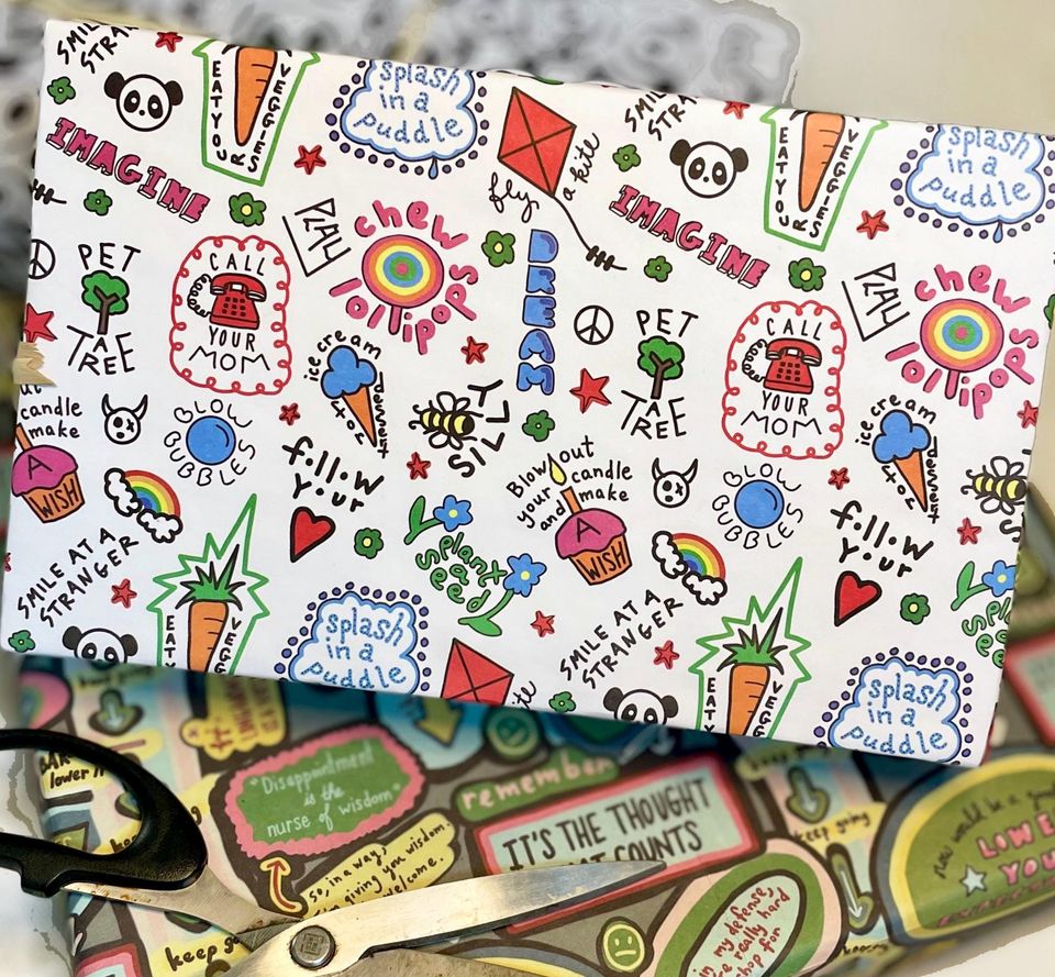 Imagine Wrapping Paper