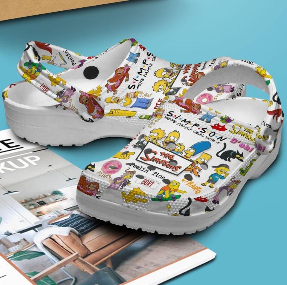 Custom The Simpsons Foam Clogs Shoes, The Simpsons Summer Shoes, Mens Womens Sandals