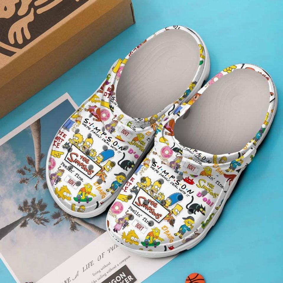 Custom The Simpsons Foam Clogs Shoes, The Simpsons Summer Shoes, Mens Womens Sandals