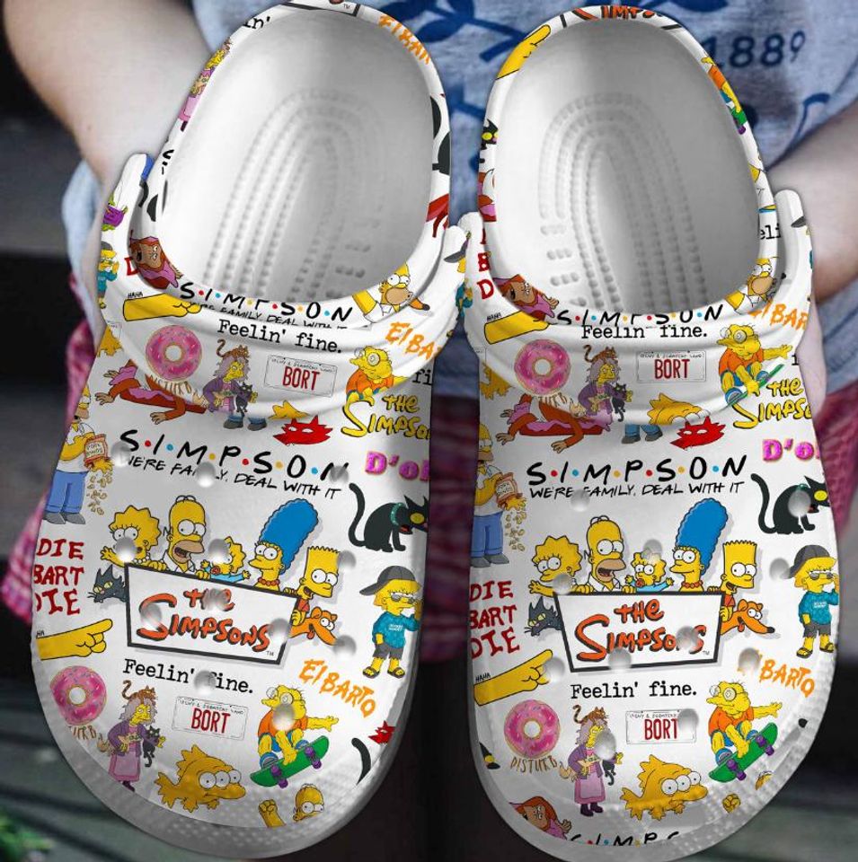 Custom The Simpsons Foam Clogs Shoes, The Simpsons Summer Shoes, Mens Womens Sandals