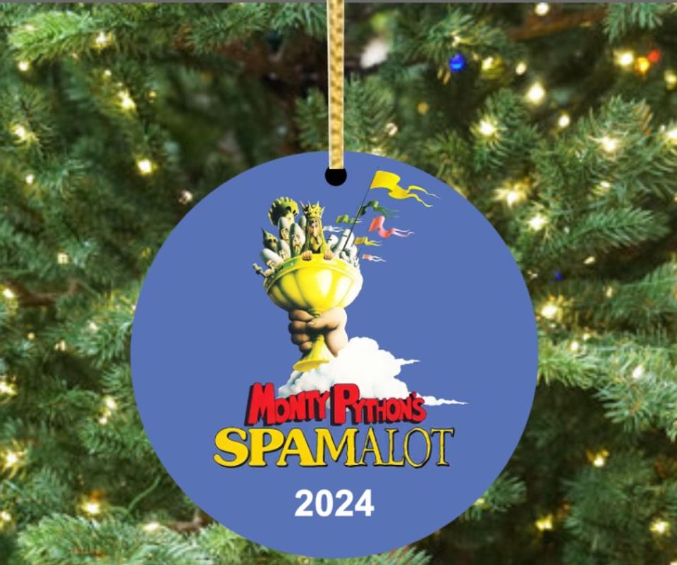Spamalot - Broadway Ceramic Christmas Ornament
