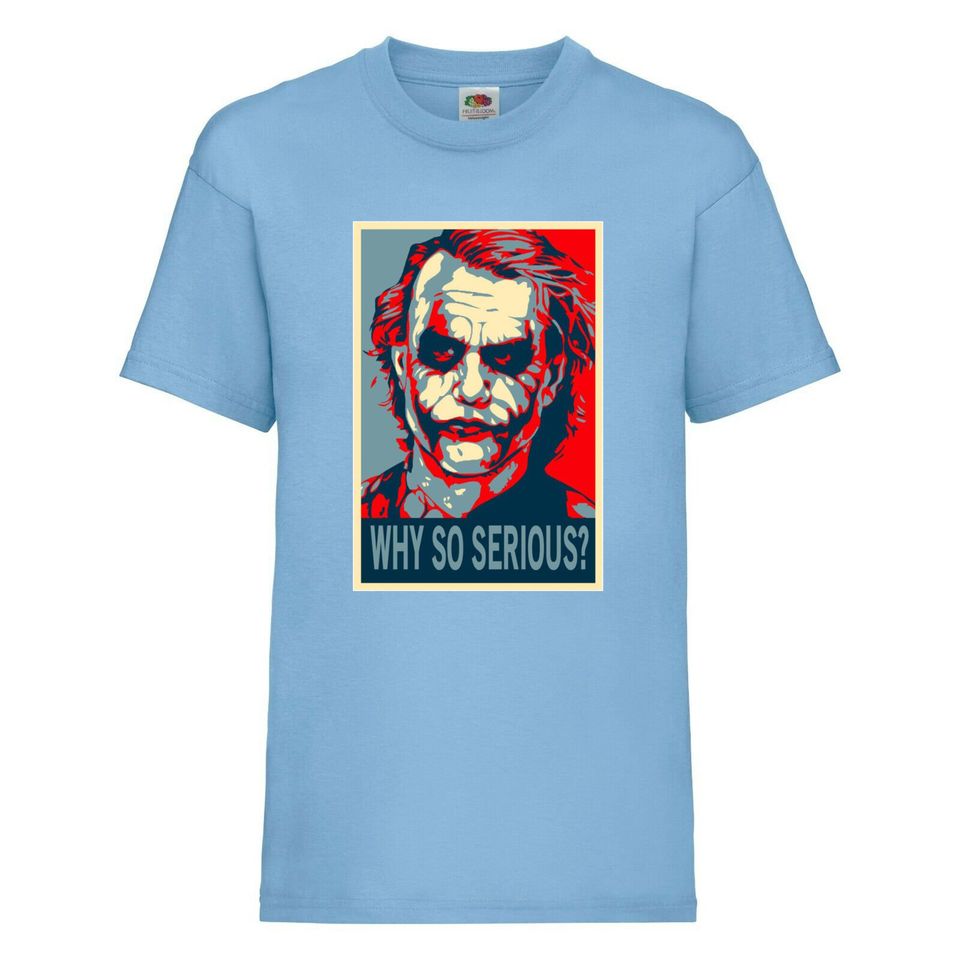 Joker Movie Why So Serious Character Poster Tshirt
