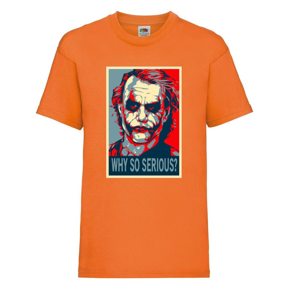 Joker Movie Why So Serious Character Poster Tshirt