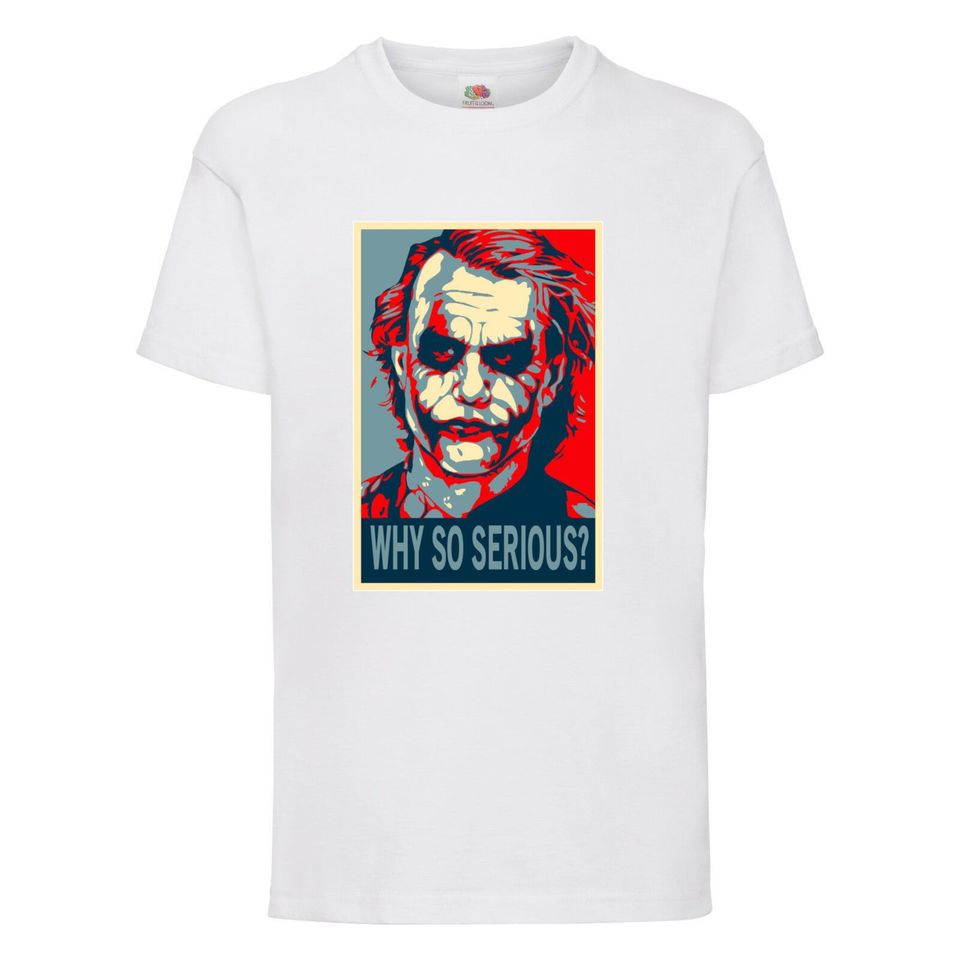 Joker Movie Why So Serious Character Poster Tshirt