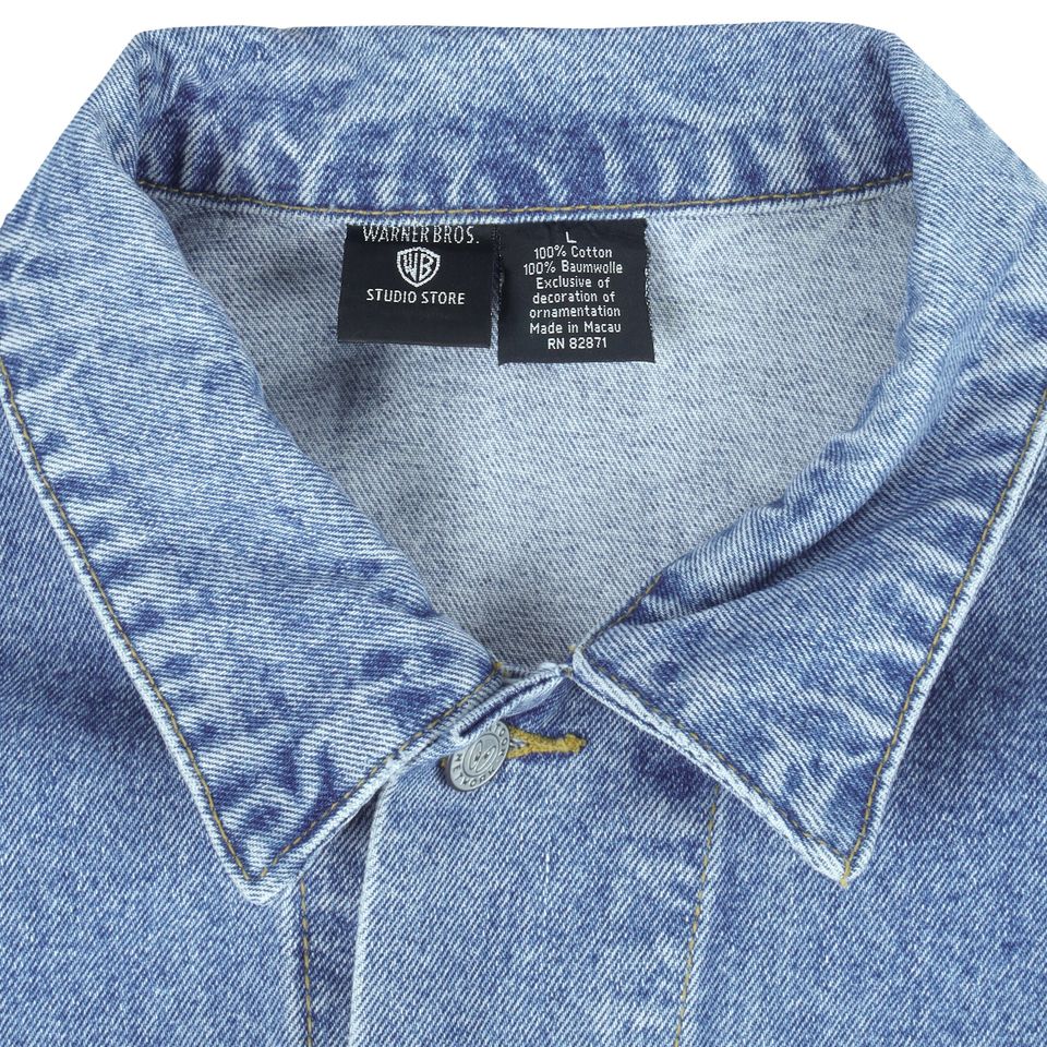 Vintage (Warner Bros.) - Hanna Barbera Denim Bomber Jacket 1990s Large