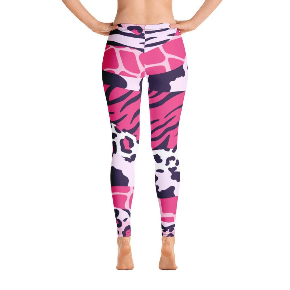 Leopard Print Leggings, Sports Yoga Leggings