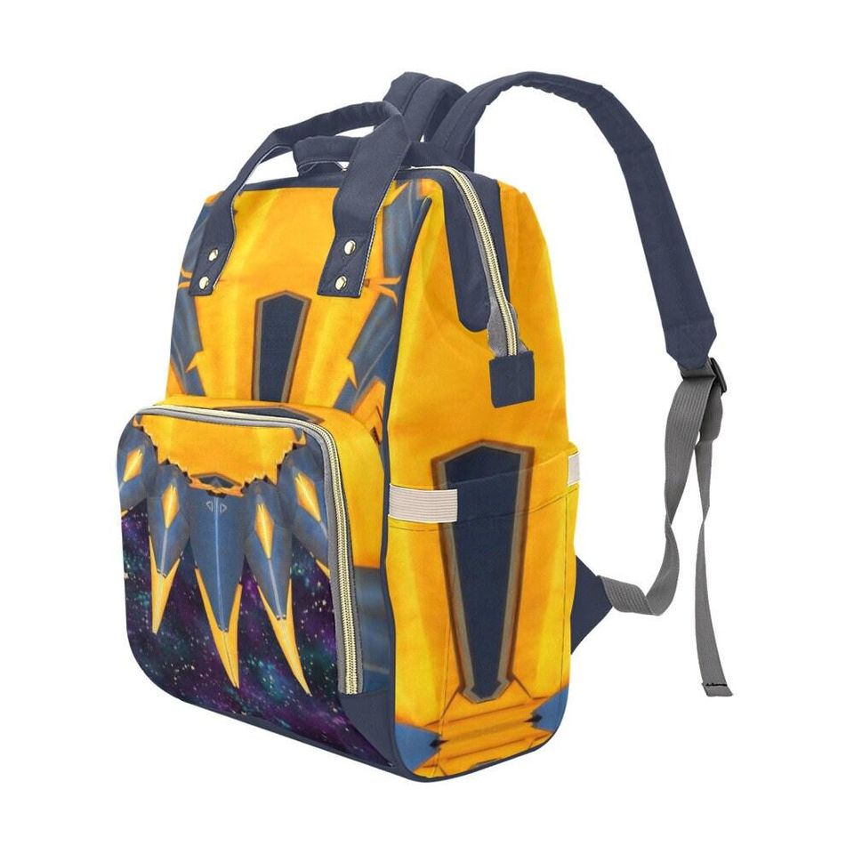 Cosmic Rewind Starblaster Diaper Backpack, Back to School Gift for Kids