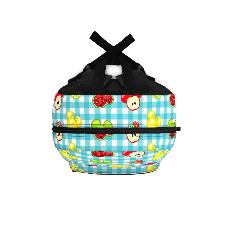 Mickey Fruits and Gingham Backpack, Disney Bag for Kids